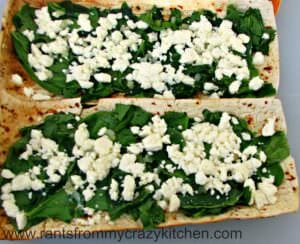Spinach Feta Pizza Flatout