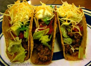 Ground Beef Tacos with Homemade Taco Seasoning