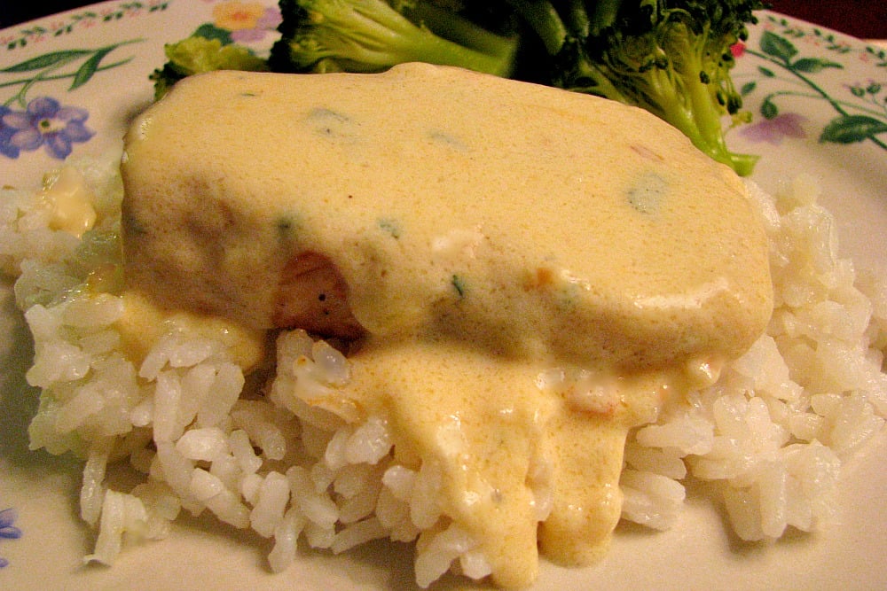 Pan Seared Chicken with a Gouda Cream Sauce