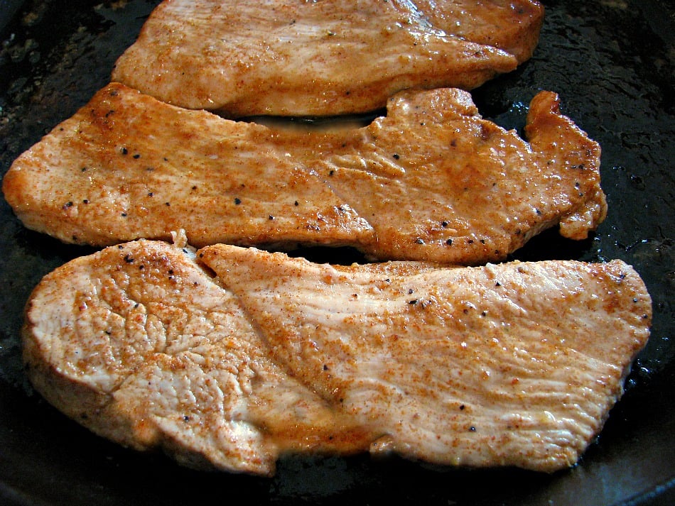 Pan Seared Turkey Chops