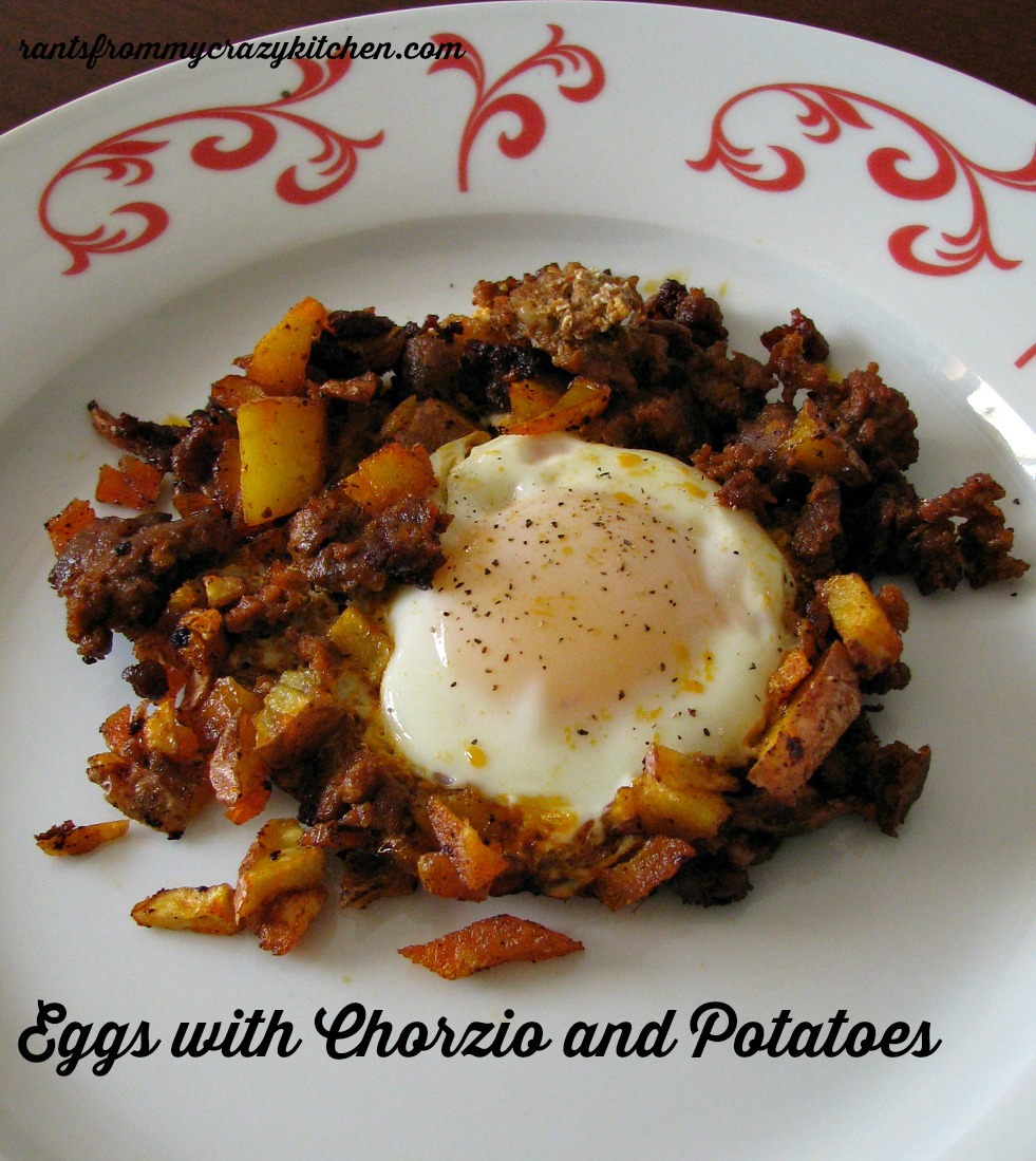 Plated-Eggs-with-Chorzio-and-Potatoes