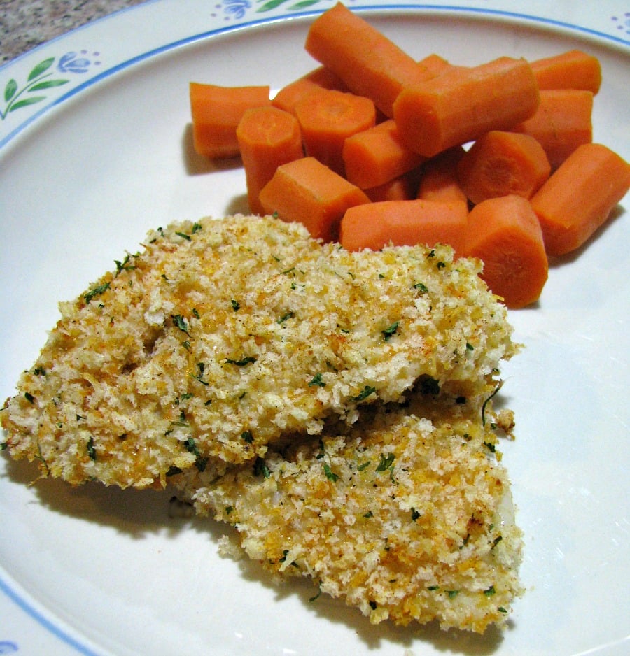 Simply seasoned and crunchy baked flounder recipe. Perfect for an easy weeknight dinner. Serve with steamed vegetables or a healthy salad for a complete, heart healthy meal without a lot of cholesterol or calories.