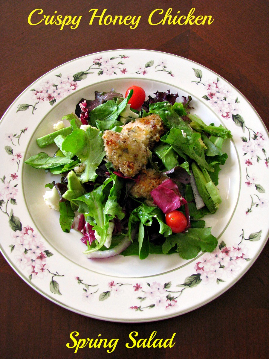 Crispy Honey Chicken Spring Salad