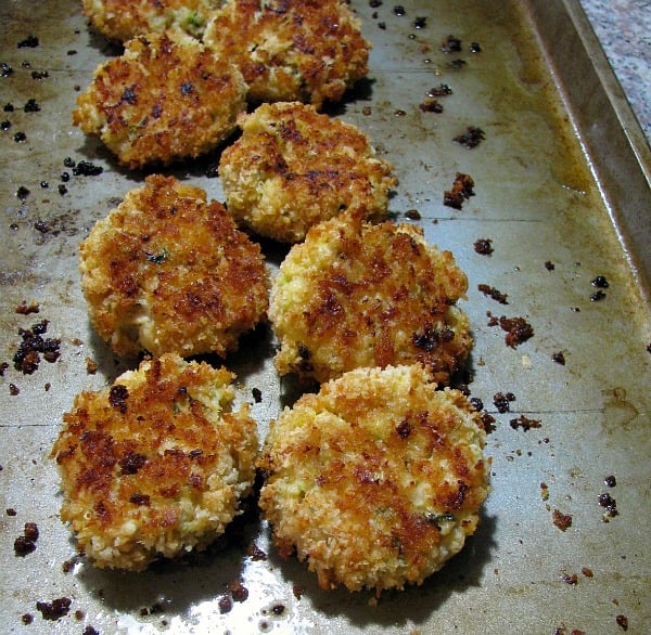 Oven Baked Chicken Croquettes