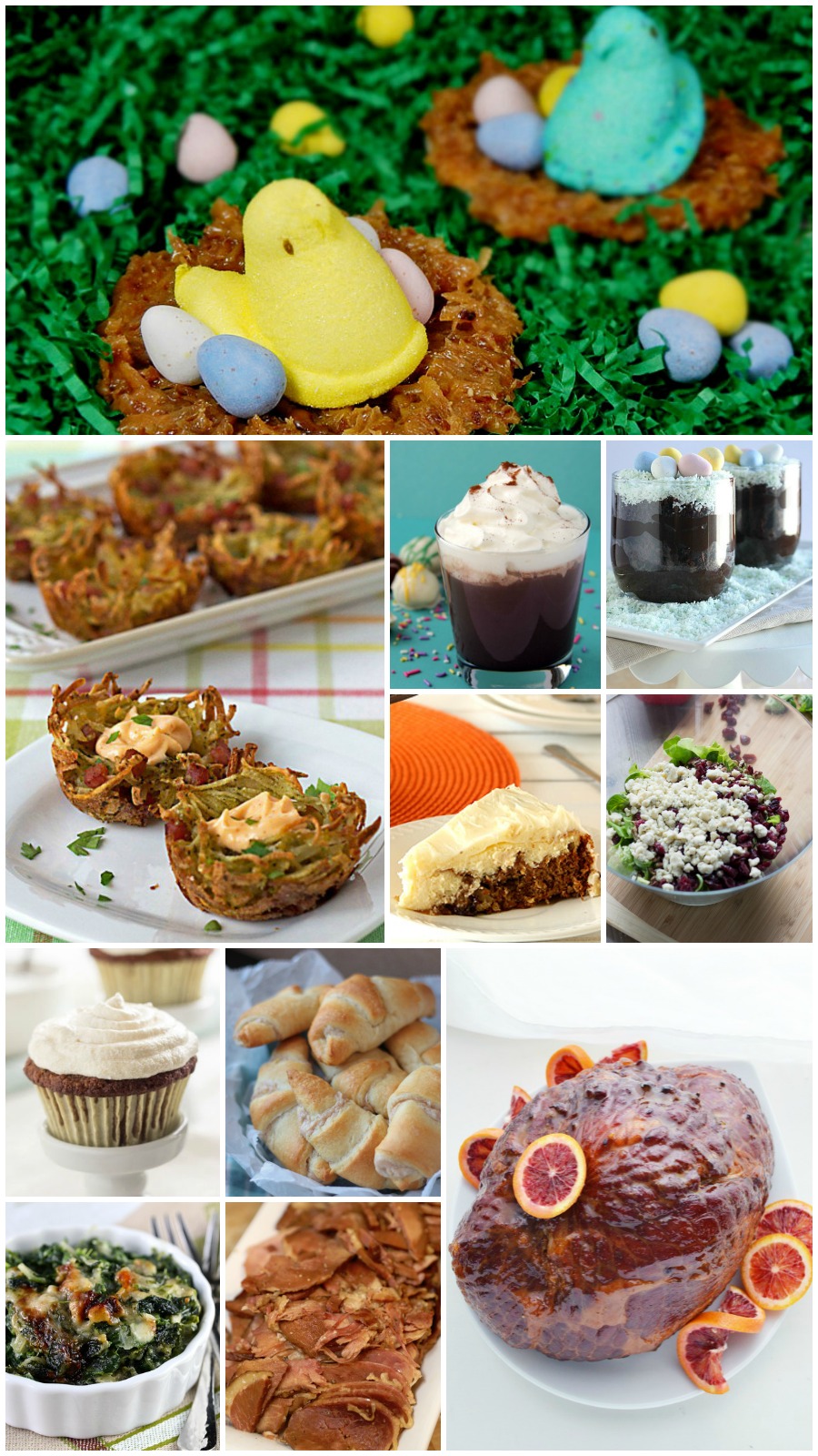 35+ Easter Dinner Recipes- A great collection full of dinner ideas from appetizers to desserts! 