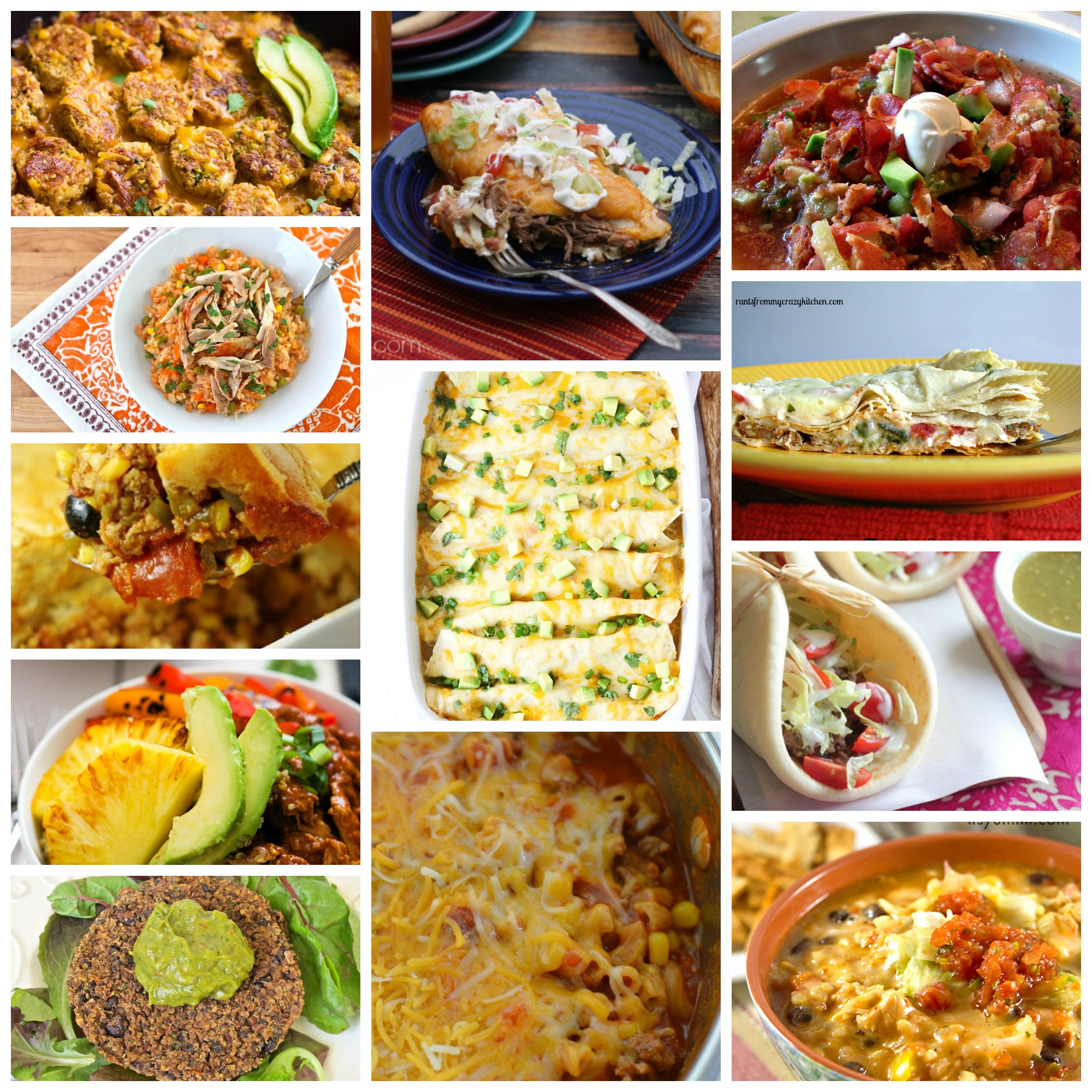 12 Mexican Main Dishes- A great collection of recipes for Cinco de Mayo or any day of the year! From authentic Mexican to Mexican American recipes, you will find a favorite here! 