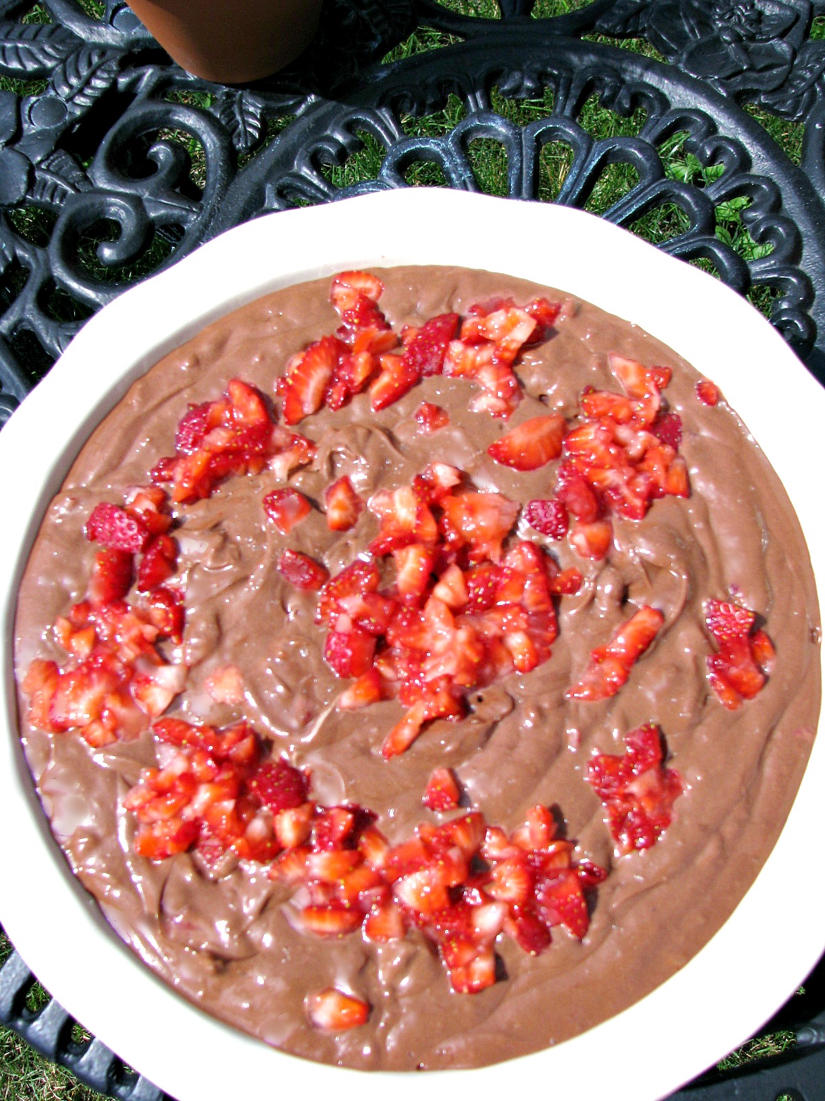 Creamy, chocolaty whipped Nutella dip with fresh strawberries! This dip is fabulous with cinnamon sugar pita chips, fresh apple slices, and more!