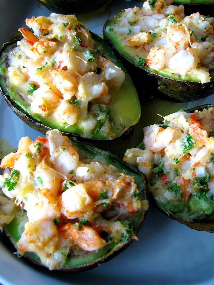 Baked-Seafood-Stuffed-Avocados