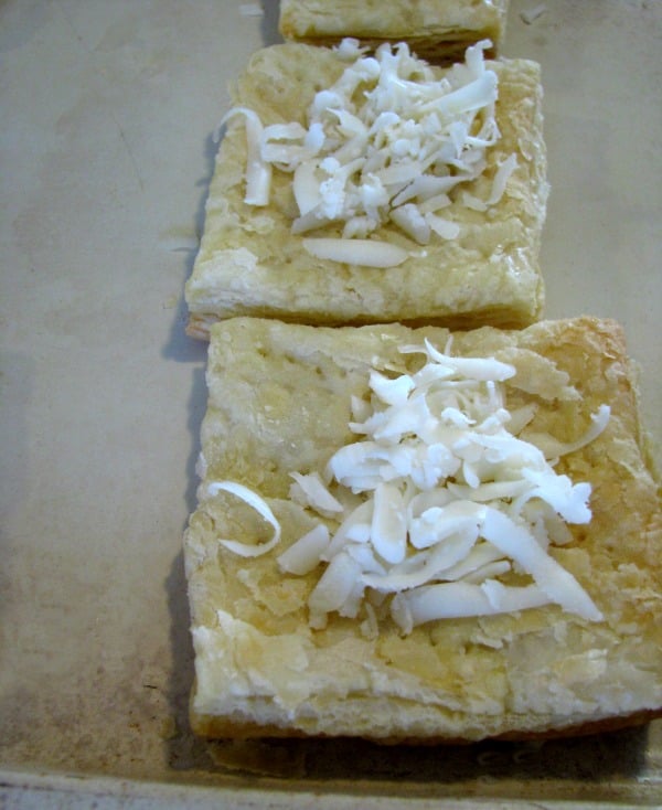 Cheese Topped Puff Pastry