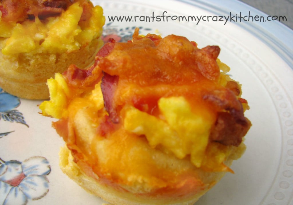 Bacon Egg and Cheese Corn Muffins
