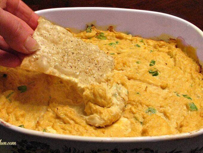 Meta description preview:Creamy Hot Crab Rangoon Dip with Sesame Wonton Crisps makes a great homemade party appetizer. Perfect for New Year's or anytime!