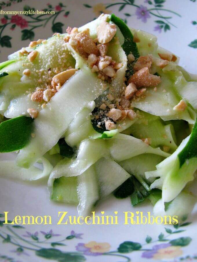 Lemon Zucchini Ribbons