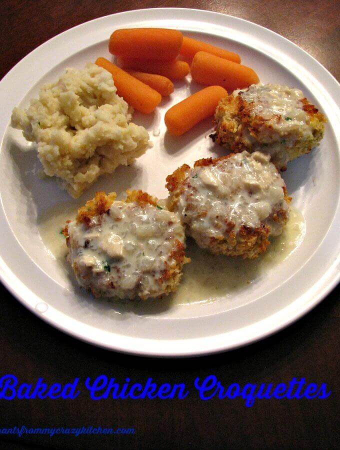 Baked Chicken Croquettes