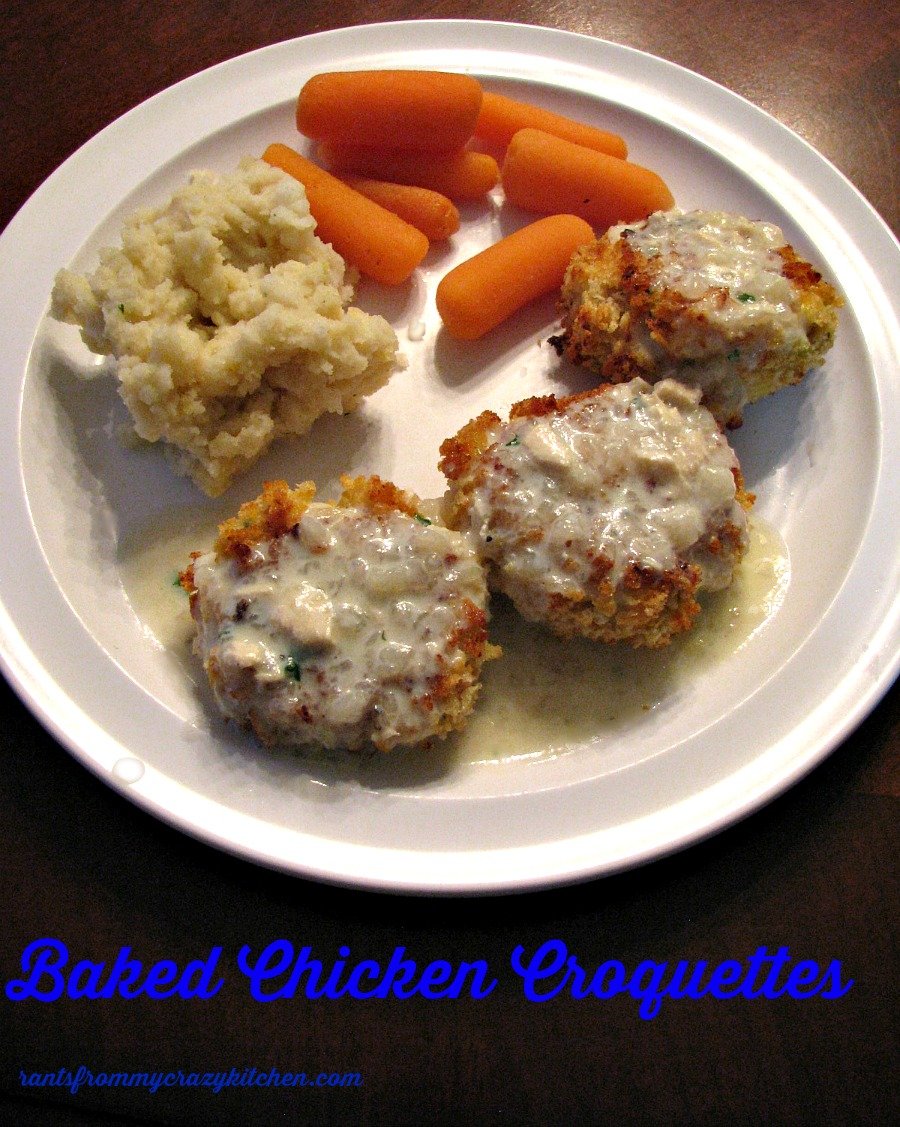 Baked Chicken Croquettes #SundaySupper Retro Food - Rants From My Crazy ...