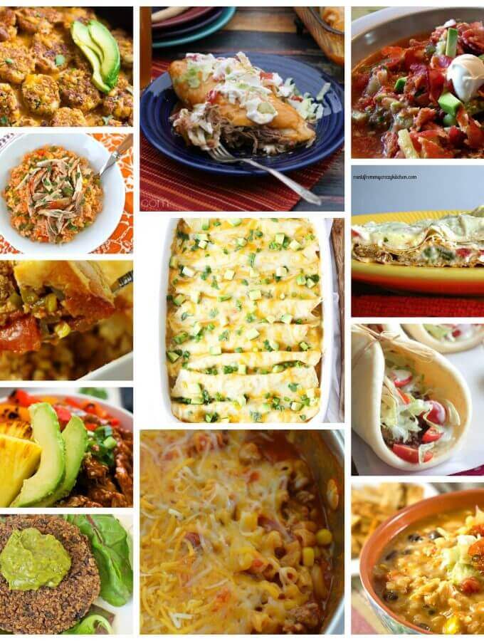 12 Mexican Main Dishes- A great collection of recipes for Cinco de Mayo or any day of the year! From authentic Mexican to Mexican American recipes, you will find a favorite here!