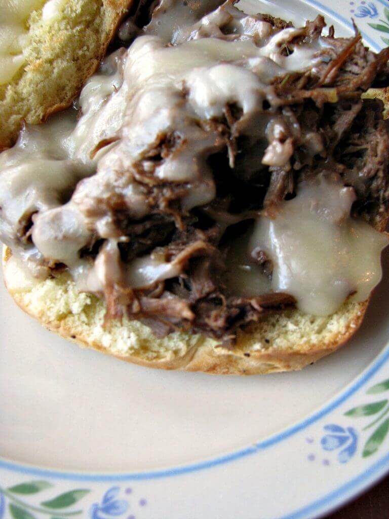Slow Cooker French Dip Au Jus Rants From My Crazy Kitchen
