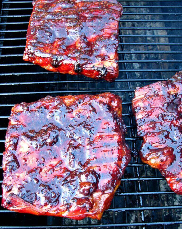 Grilled Cajun Blueberry BBQ Ribs Rants From My Crazy Kitchen