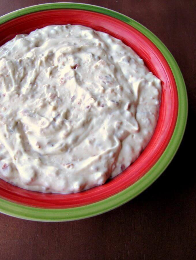 Homemade Bacon Horseradish Dip that tastes just like the popular brand! Made with real bacon, horseradish sauce, and sour cream, it's easy to make and full of flavor.