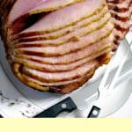 This Slow Cooker Honey Ham is perfect for Easter! It's quick and easy to put together, ready in a few hours, and frees up your oven for other dishes.