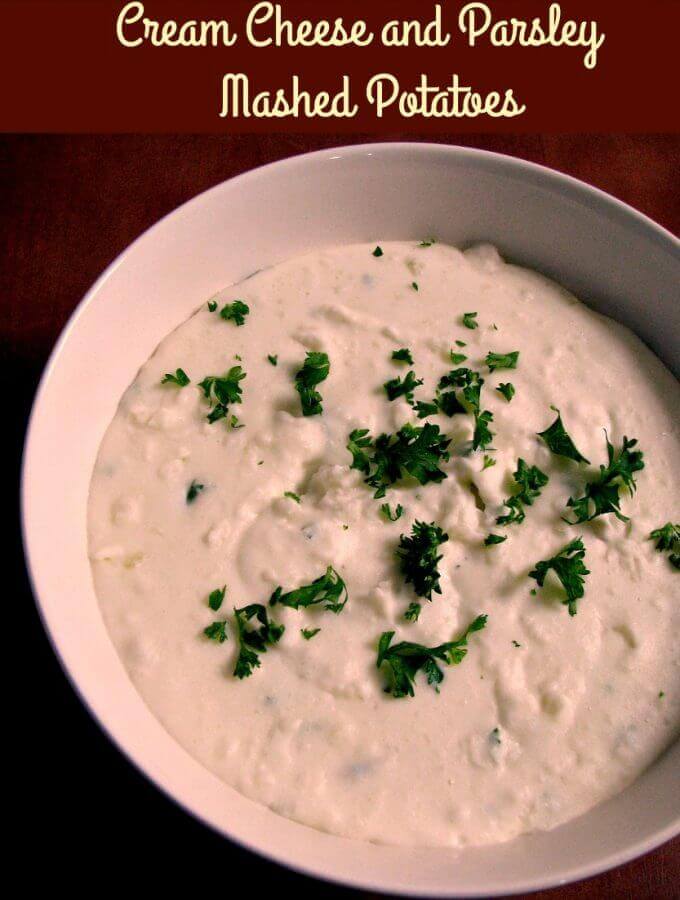 Mashed potatoes are the ultimate comfort food! Take them to the next level with these creamy, indulgent Cream Cheese and Parsley Mashed Potatoes. They are the perfect side dish for special occasion dinners!