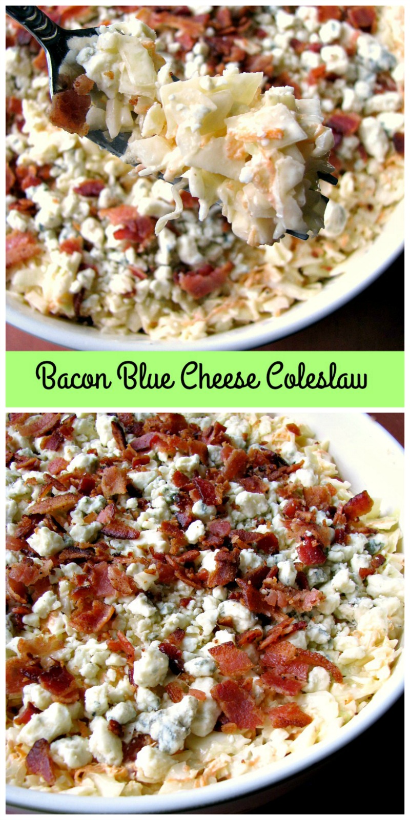 Bacon Blue Cheese Coleslaw