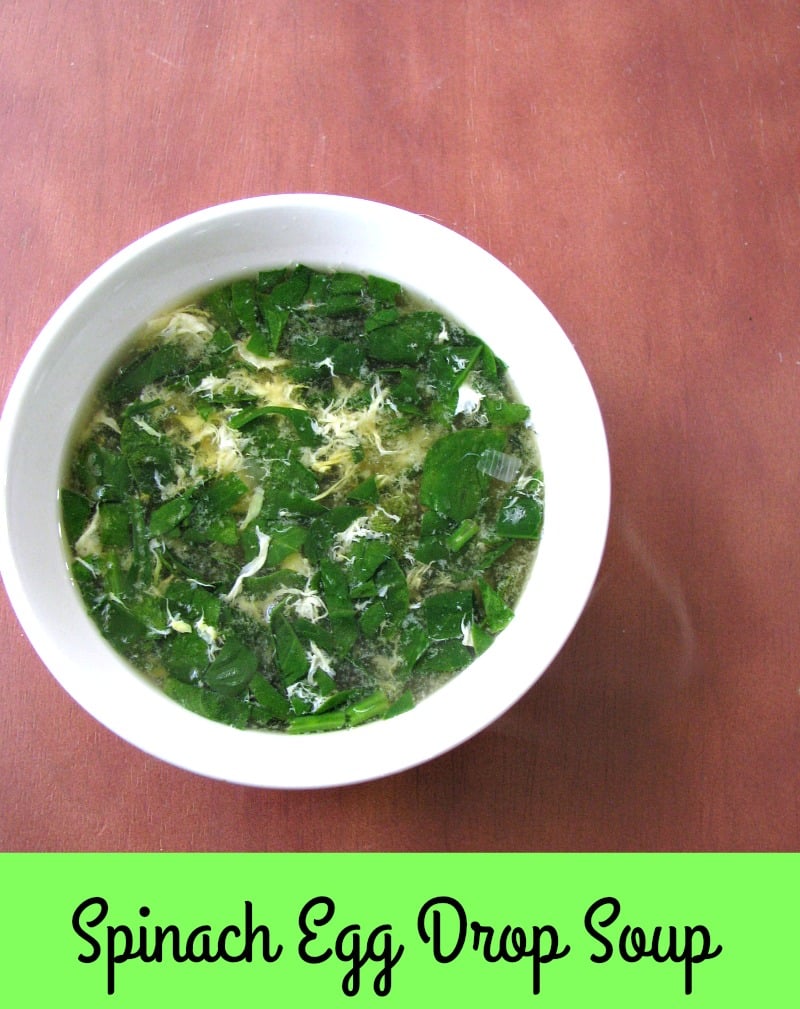 palak soup with egg