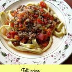 Homemade Fettuccine Ragu alla Bolognese with homemade pasta and authentic Bolognese sauce is easier to make yourself than you think.
