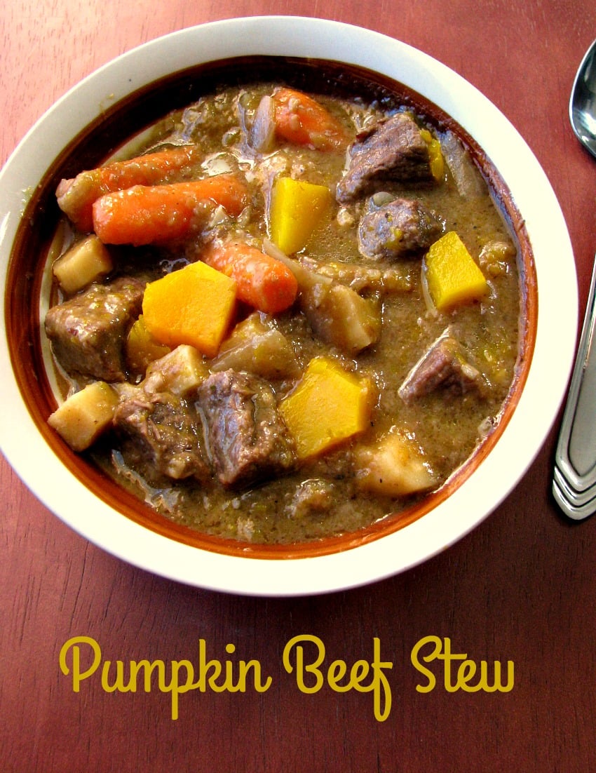 Loaded with fresh pumpkin pieces that dissolve and thicken the broth, beef, parsnips, and carrots, this Pumpkin Beef Stew is perfect for cold Fall evenings. 
