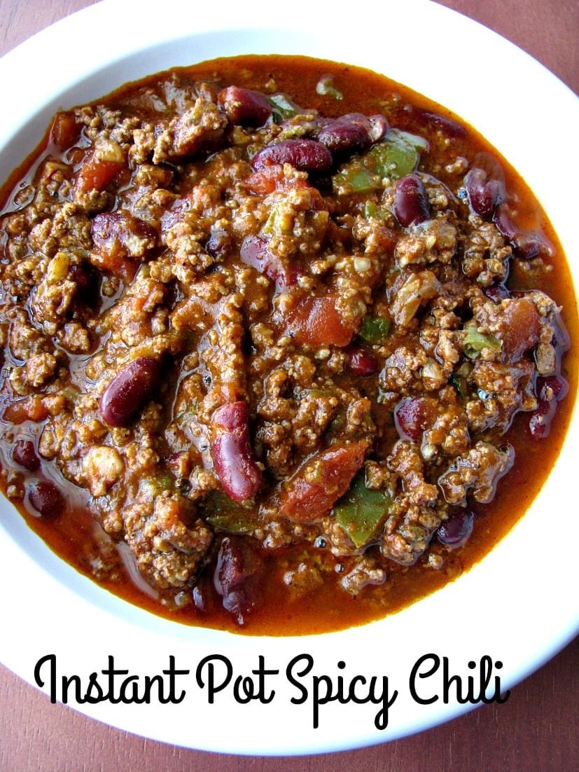 Instant pot discount chili ground beef